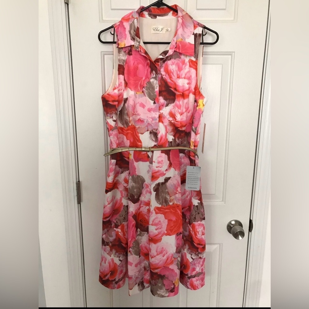 NWT Eliza J Faille Shirt Dress